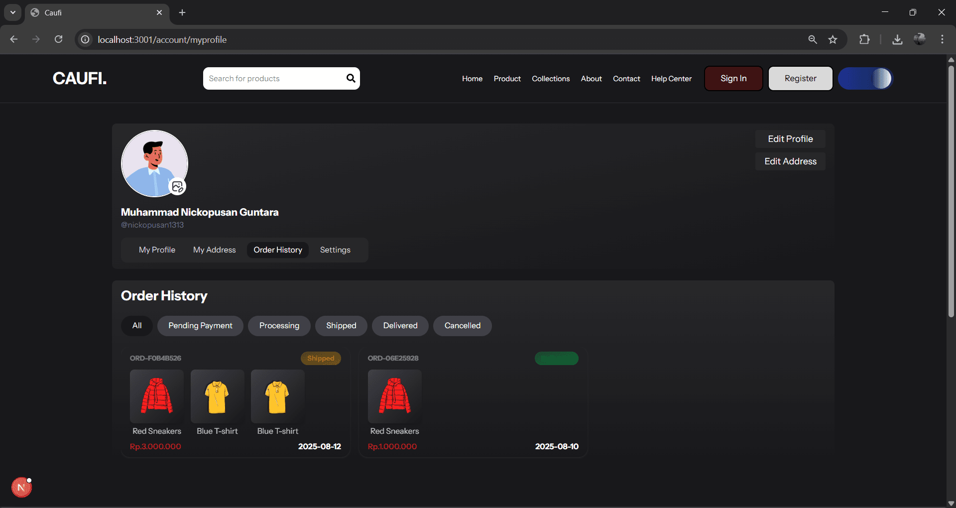 Full-Stack E-commerce Platform